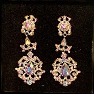 Gorgeous AB Stone Chandler Earrings